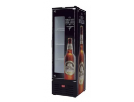 Cervejeiro 431 litros preto tampa vidro e cega Fricon