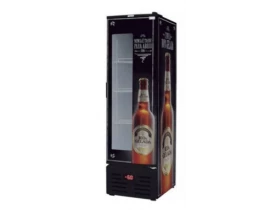 Cervejeiro 431 litros preto tampa vidro e cega Fricon